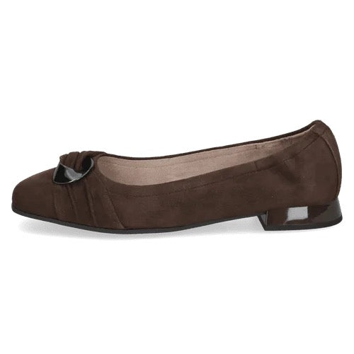 Caprice Suede Pumps - Brown