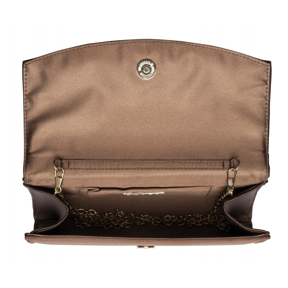 Ravel Ardee Diamante Clutch - Chocolate