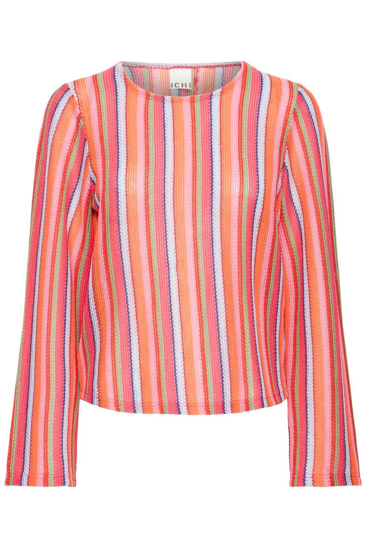 ICHI Libella Long Sleeve Top - Multi