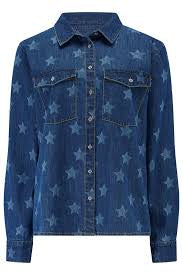 Sugarhill Brighton Alexia Star Shirt - Denim