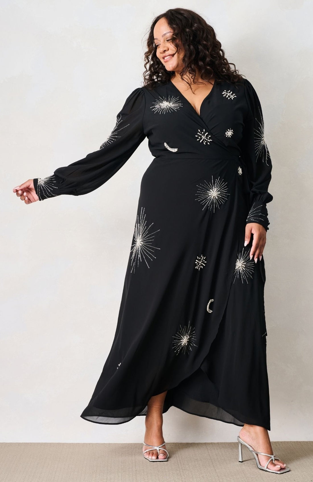 Hope & Ivy The Marlo Dress - Black
