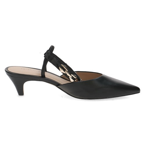 Peter Kaiser Leather Slingback Heel - Black
