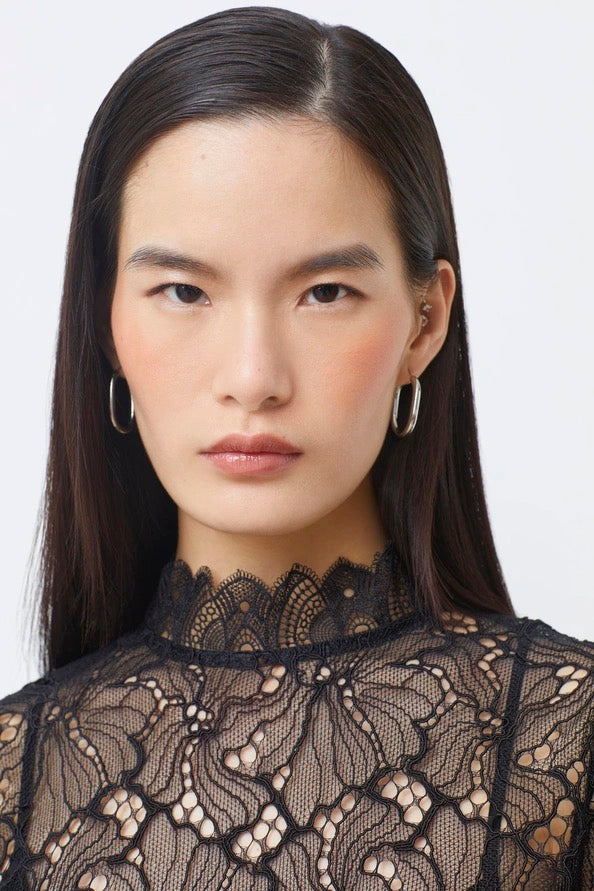 Suncoo Paris Cara Lace Dress - Noir