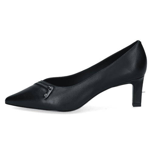 Peter Kaiser Classic Leather Court Shoes - Black