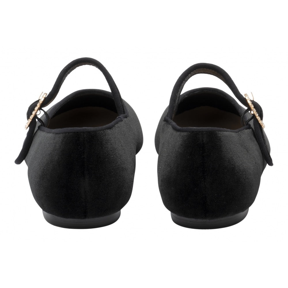 Ravel Caxton Velvet Shoe - Black