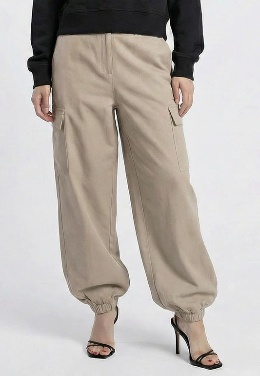 Religion Ballon Utility Trouser - Beige