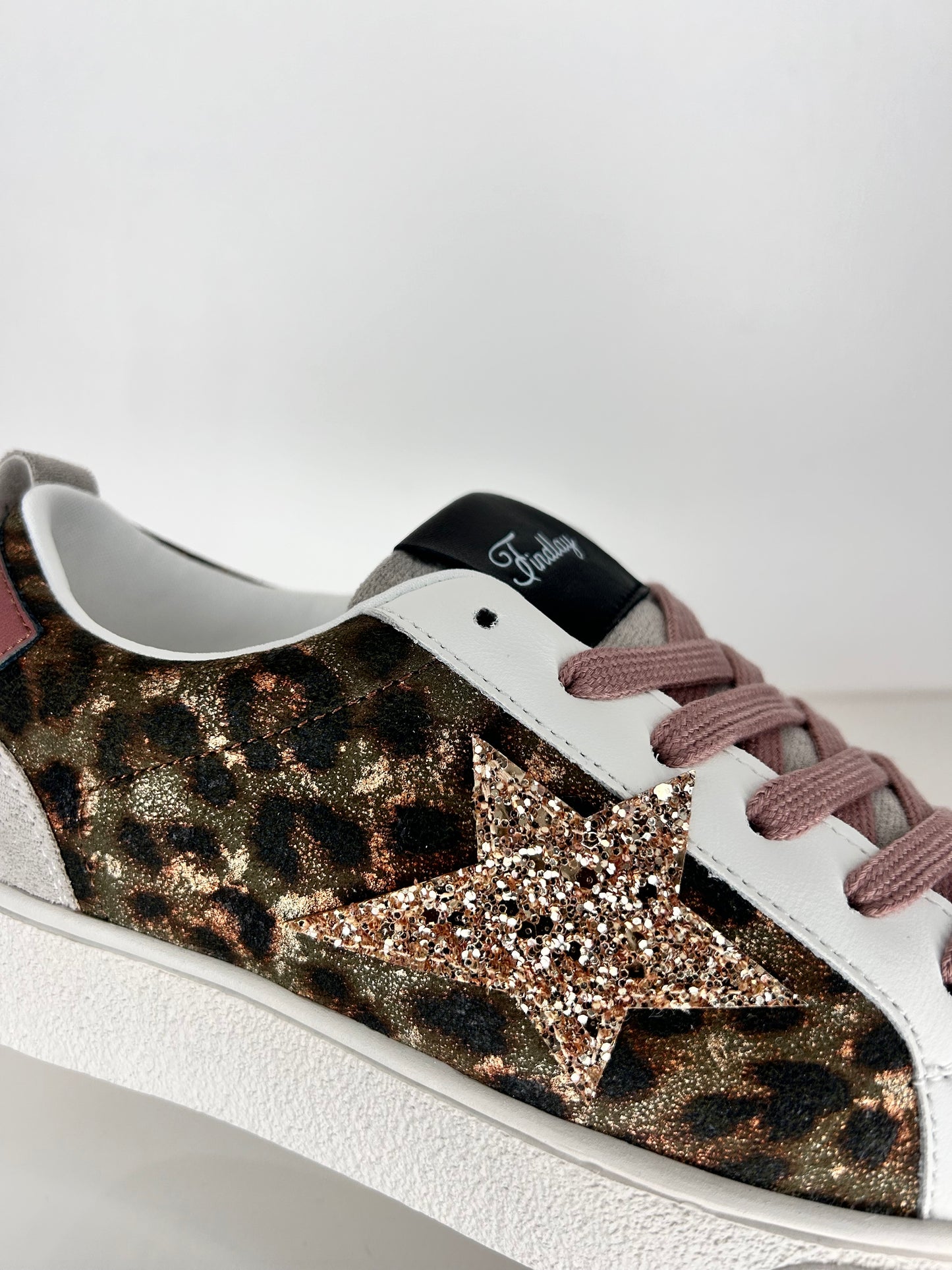 Findlay Star Trainer - Leopard Print